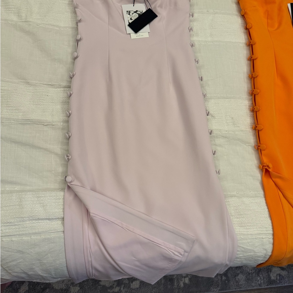 Gianni Bini x Caelynn Bell Tori Crepe Button Cut Out